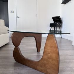 Triangle Glass Coffee Table 