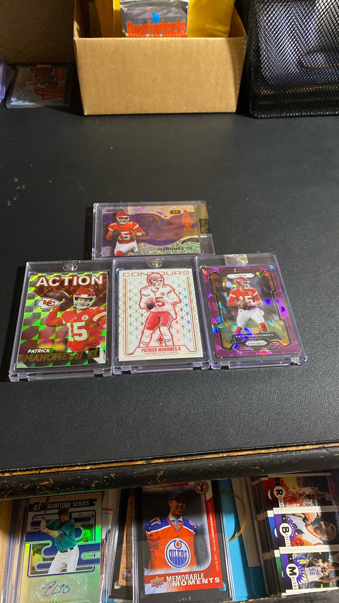 Patrick Mahomes Football Card Lot (4) Cards