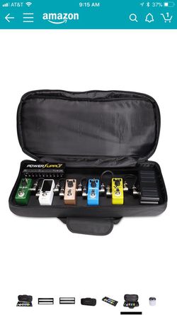 Donner Guitar Pedal Board Case DB-2 Aluminium Pedalboard with Bag