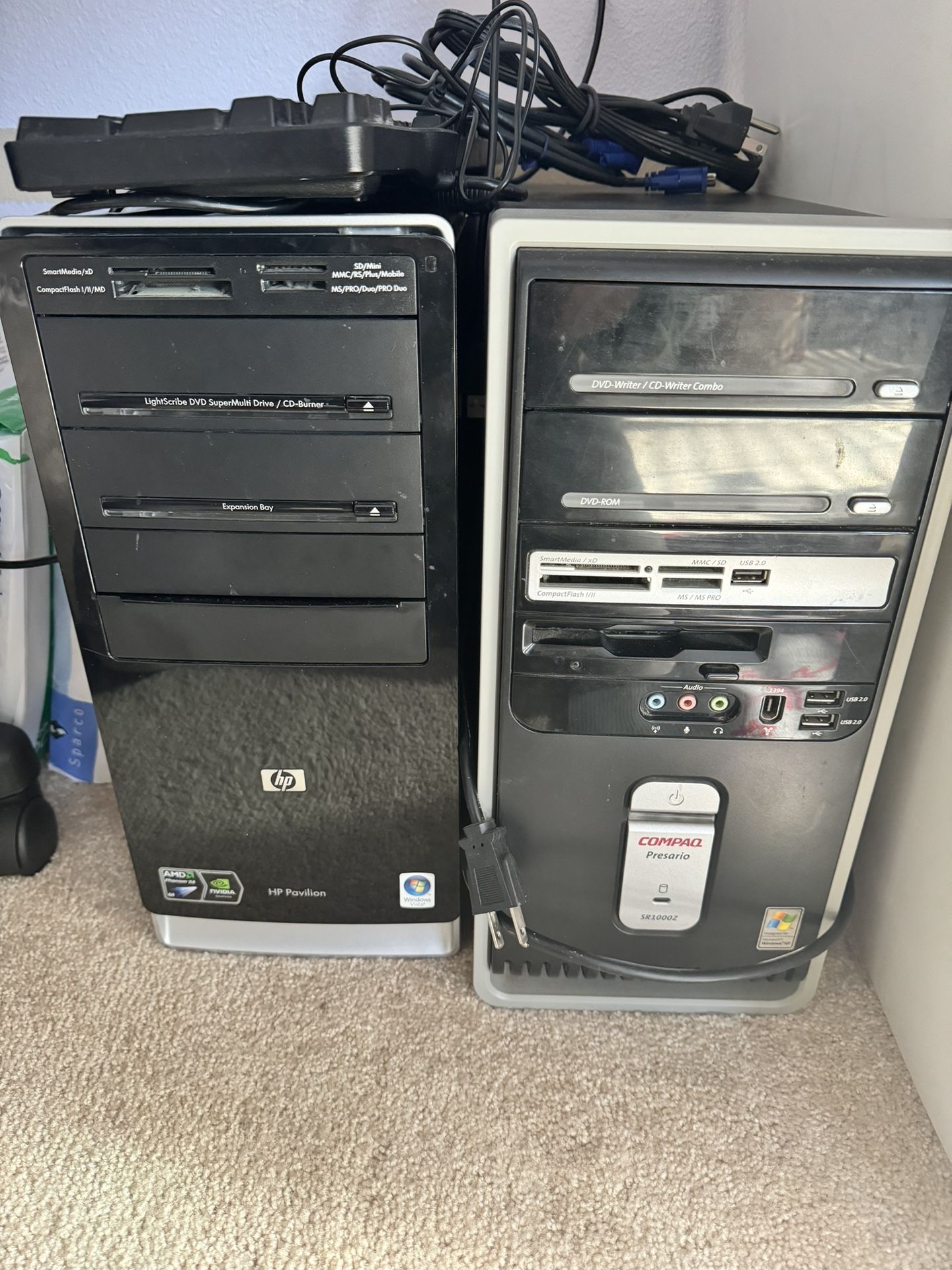 Two Old PCs Compaq And HP for Sale in Portland, OR - OfferUp