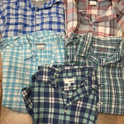5 Men’s XL Columbia, Izod, & Sonoma Dress Shirts