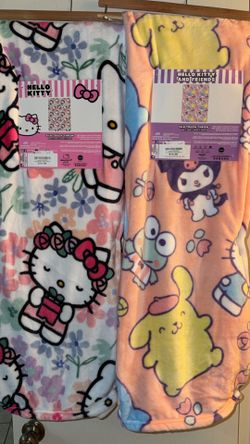 2PK Hello Kitty Blankets $30
