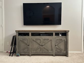 Grey TV Stand