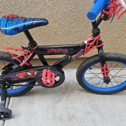 Spider-man 16" Kids Bike W/Helmet