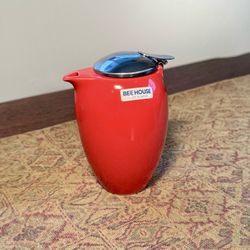 Vintage Beehouse Made in Japan Creamer Teapot Tomato