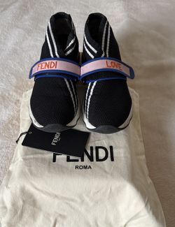 Fendi striped Sock Sneakers