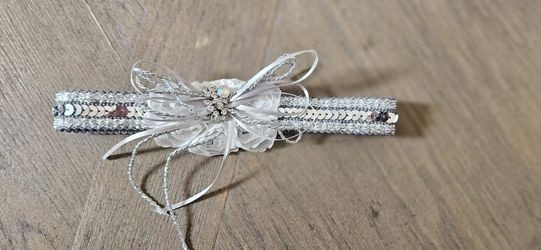 Silver Prom Wedding Garter 