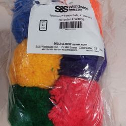 New Spectrum Fleece Ball Set Of 6