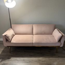 Beautiful Pink Sofa Bed