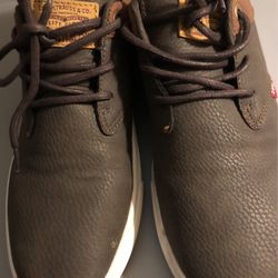 Men Brown Levi Shoes Size 8