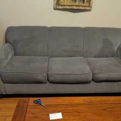 Ashly  Gray Living Room Coach Set