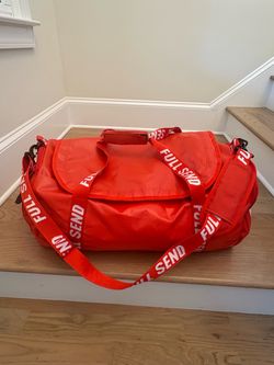 Full Send duffle with shoulder strap