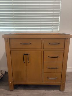36” Wood Vanity w/ Drawers