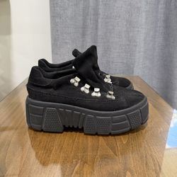 Black Platform Sneakers