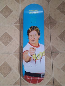 ENJOI SKATEBOARDS RODNEY MULLEN  PRO MODEL WWE WRESTLING SERIES SKATEBOARD DECK SIZE 8.0