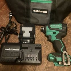 Metabo 18v Impact Drill With Battery & Charger With Bag! 