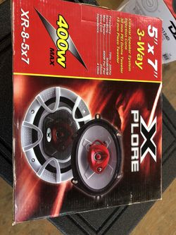 Xplore 5x7 car speakers