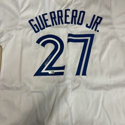 Vladimir Guerrero Junior Autographed Toronto Blue Jays Jersey