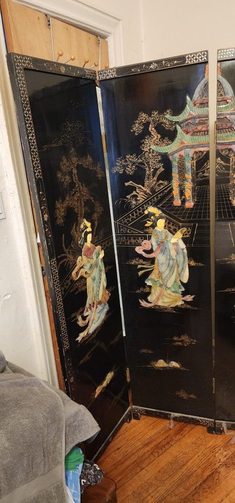 vintage soap stone room devider