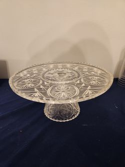 Glass Pedestal Cake Stand