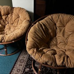 Papasan Chair Cushions (two)