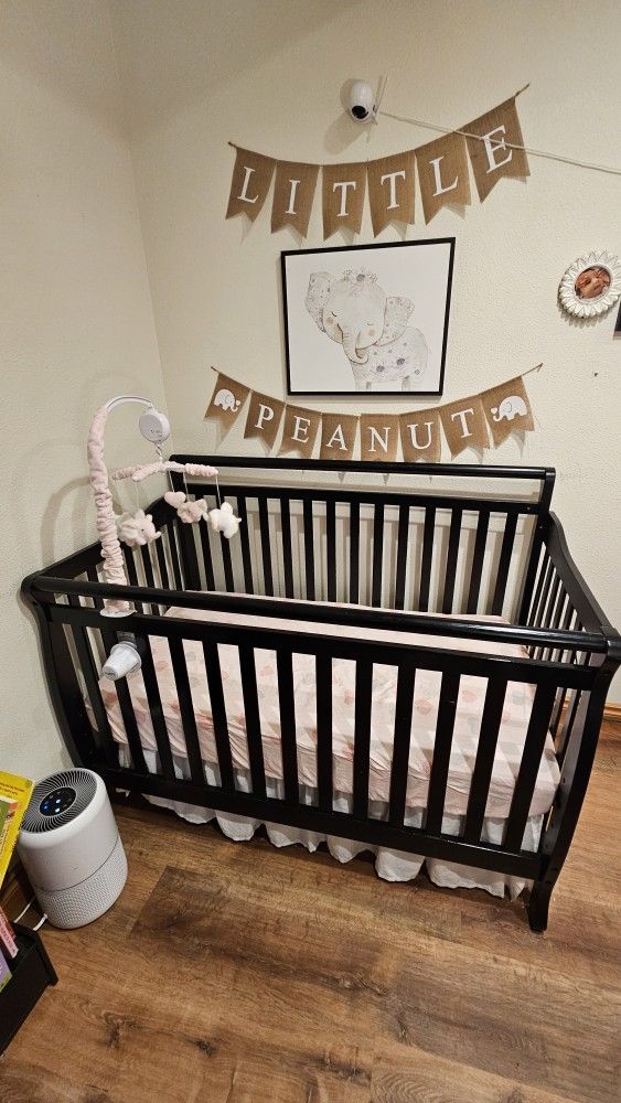 Beautiful Black Crib
