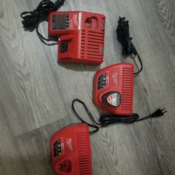 Milwaukee  M18/12  Chargers 