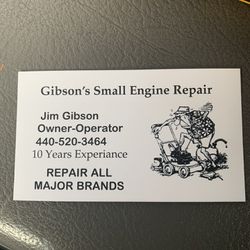 Gibson’s Small Engine Repair