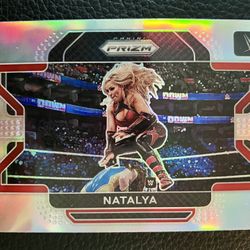 NATALYA 2022 Panini Prizm WWE #28 SILVER PRIZM! 