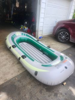 Coleman inflatable raft