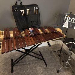 Marimba With Everything Needed For Percussion 