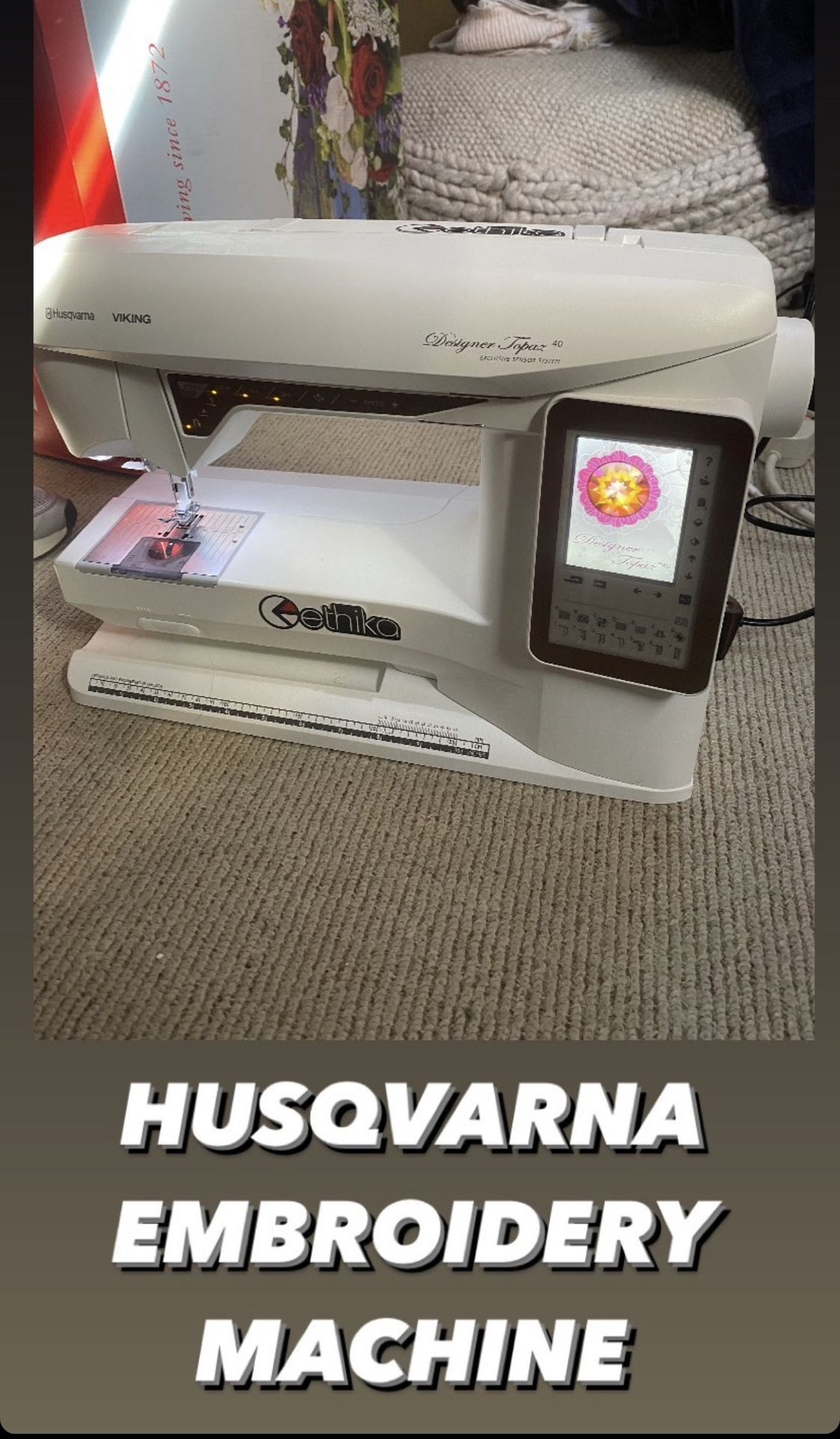 Husqvarna Sewing Machine 