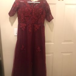 Womens Beaded Formal Dress