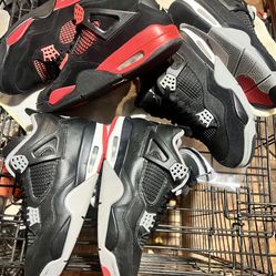 Jordan 4 Infrared,Bred,Canvas 