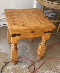 Tall side table