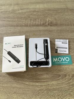 Movo LV4-0 Phantom Power Omnidirectional XLR Lavalier
