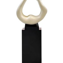 Finesse Decor Yoga Resin Handmade Statue Art Deco Floor Abstract Sculpture Living Decor W/O Base