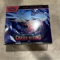 Pokemon chaos rising elite trainer box