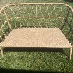 Wicker Loveseat
