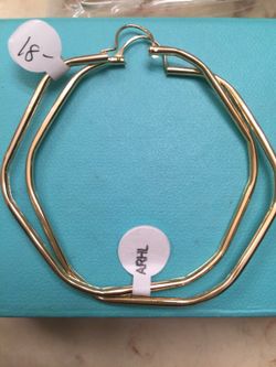 Gold plated earrings