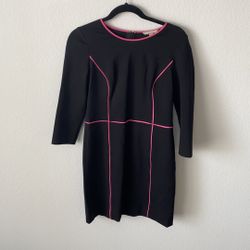 Banana Republic 6P Black & Pink Dress 