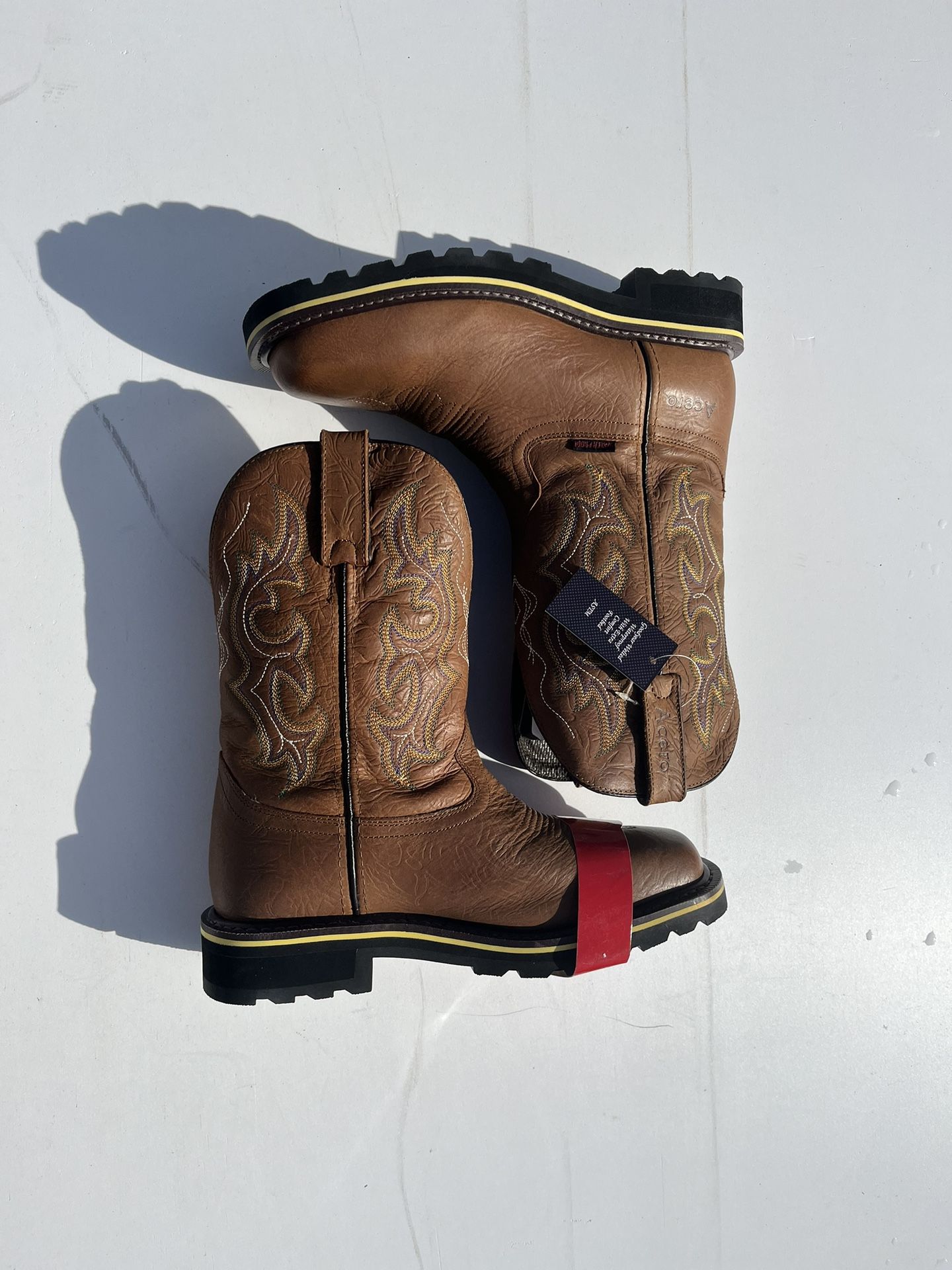 Men’s Acero Work Boots (brown) %50 OFF Sale