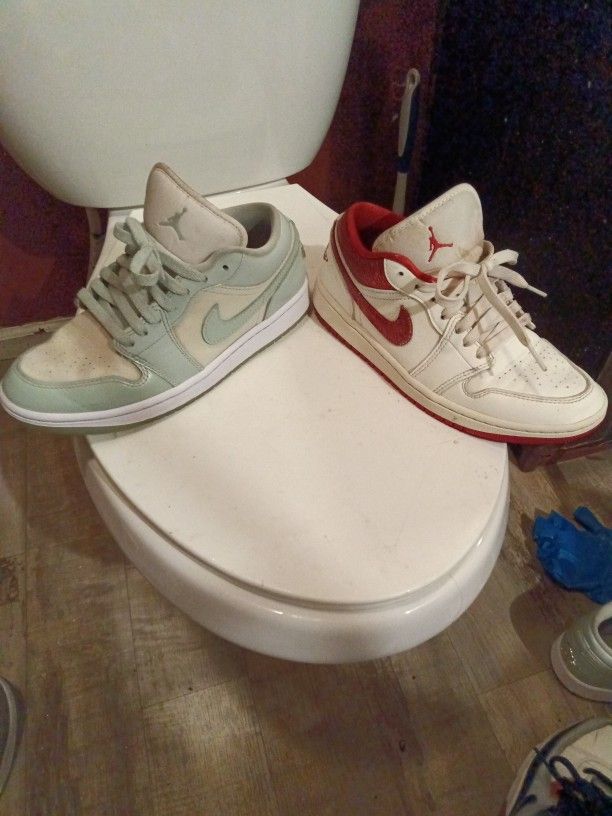 2 Pairs of Nike Air Jordans