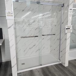 Shower Base Combo And Glass Doors 
