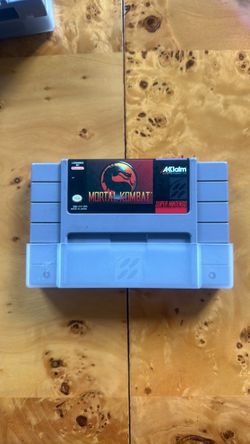 Mortal Kombat Super Nintendo SNES Cartridge