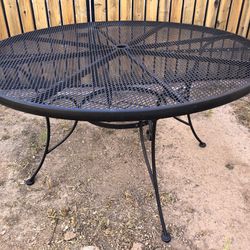 Wrought Iron Table 