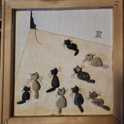 12X12"in .   Stone/Rock  Wall ART"   