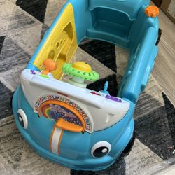 Stationary Car Theme Center. Hours Of Fun.  Fischer Price Crawl Around Car