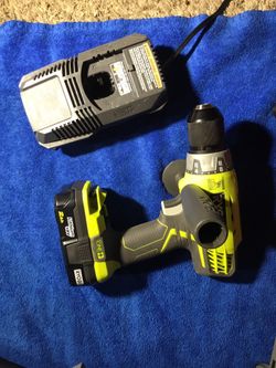 Ryobi new Hammer Drill SET! 💥💥💥💥. Like new only 45 this weekend (Sun) Only 💥💥👍🏽👍🏽☀️☀️⌛️⌛️