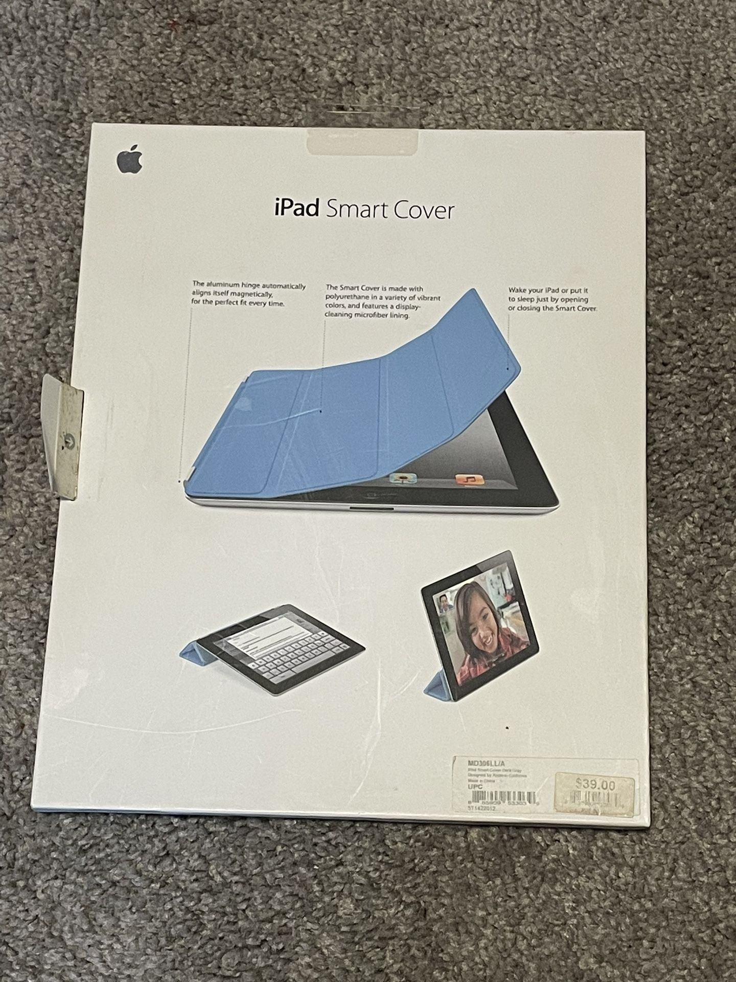 Apple iPad Smart Cover Dark Gray Magnetic 11” Model MD306LL/A